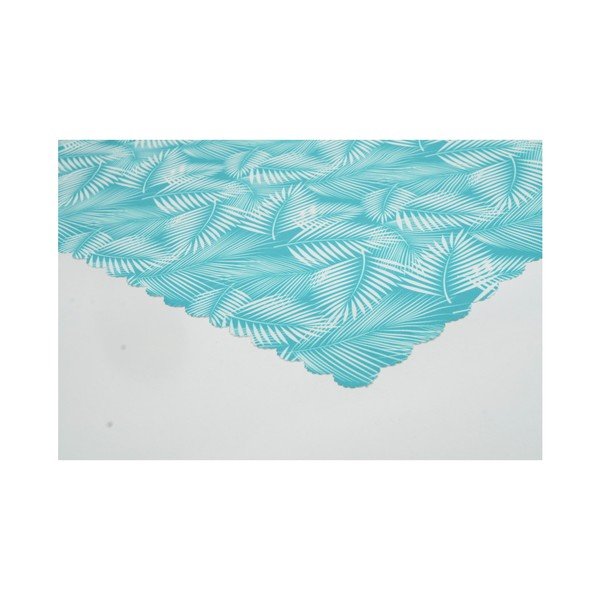 Runner da tavola in microfibra Blue Leaves, 45 x 145 cm - Minimalist Cushion Covers-image-1