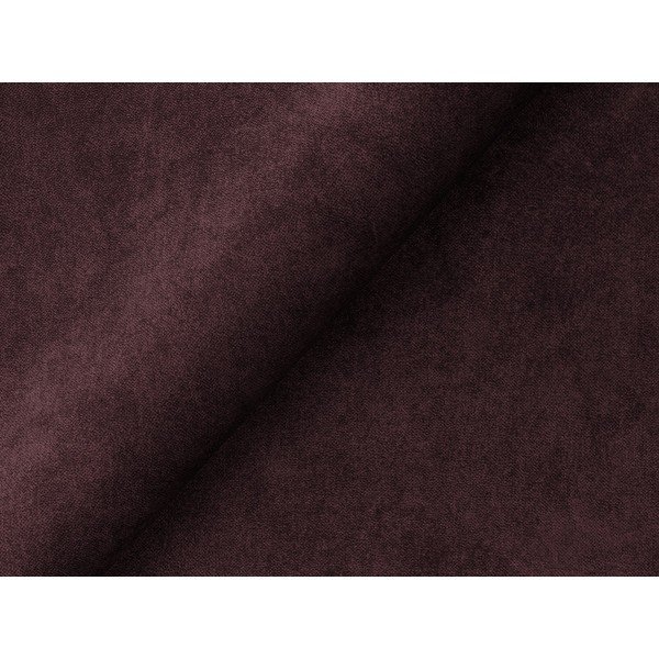 Poggiapiedi burgundy con rivestimento in velluto Aloha – Makamii-image-4