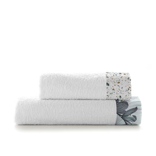Set di 2 asciugamani in cotone Tropical - Happy Friday Basic-image-2