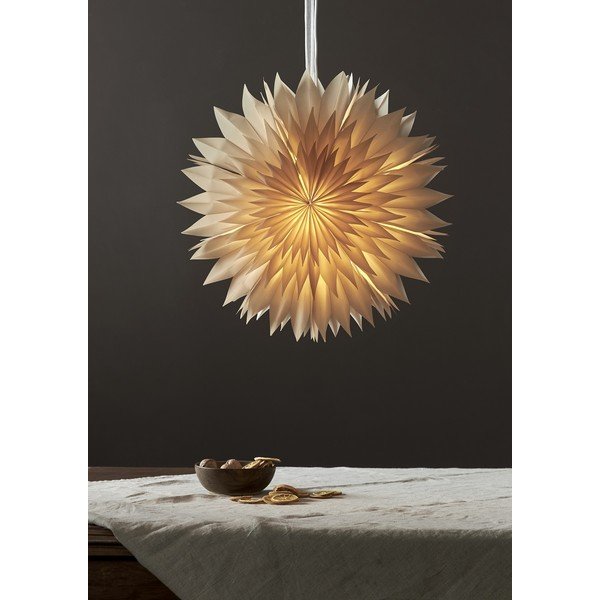 Decorazione luminosa natalizia beige ø 50 cm Dis - Star Trading-image-1