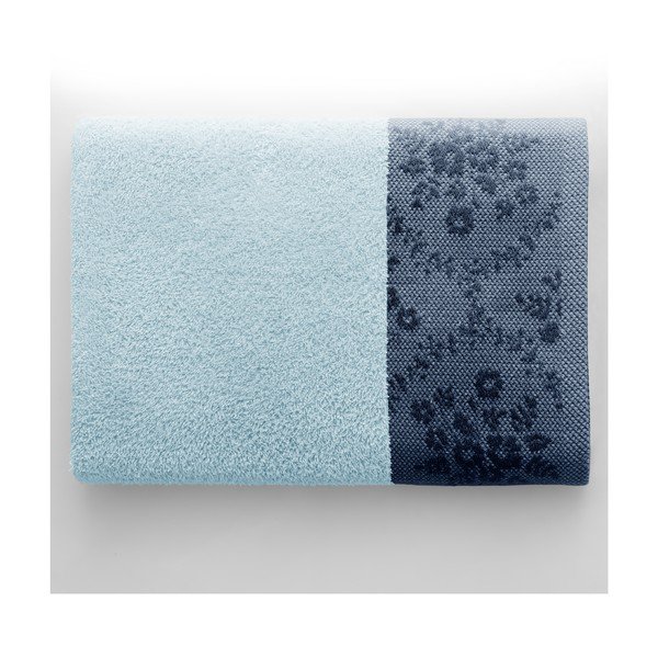 Asciugamano blu in spugna di cotone 70x140 cm Crea - AmeliaHome-image-3