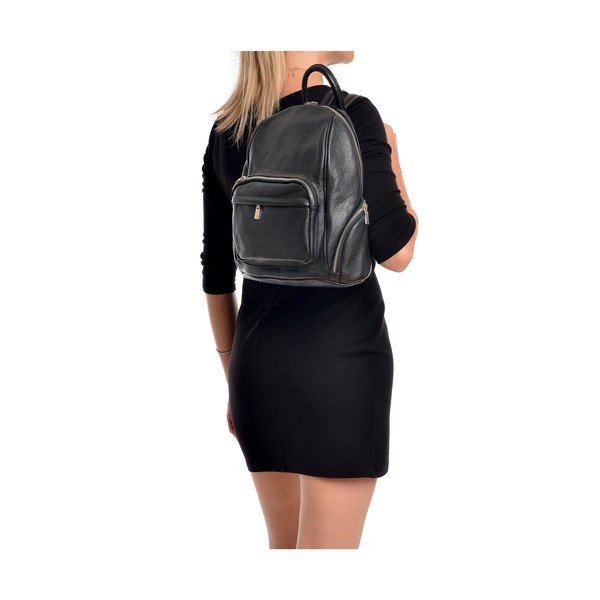 Zaino in pelle nera Nella - Sofia Cardoni-image-4