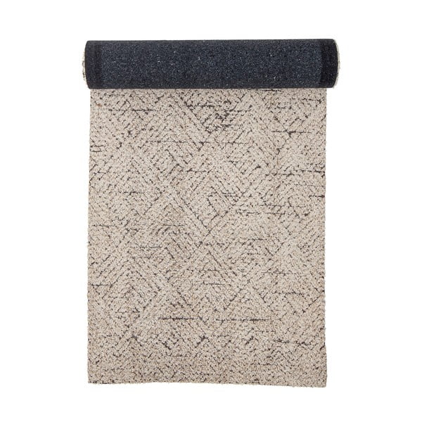 Passatoia color crema in misto cotone 75x245 cm Saxo – Bloomingville-image-4