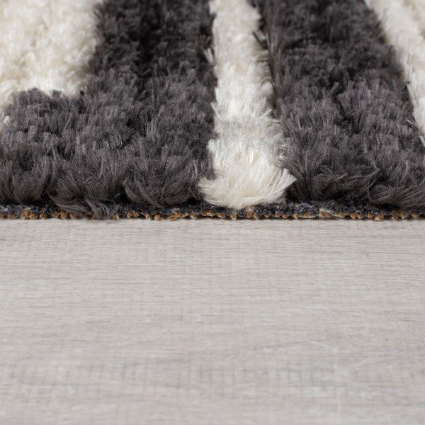 Tappeto bianco e nero 120x170 cm Lina - Flair Rugs-image-4