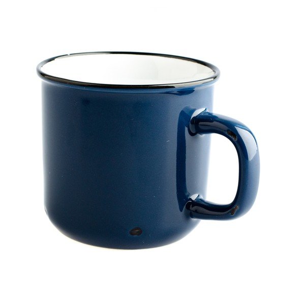 Tazza in ceramica blu scuro, 440 ml - Dakls