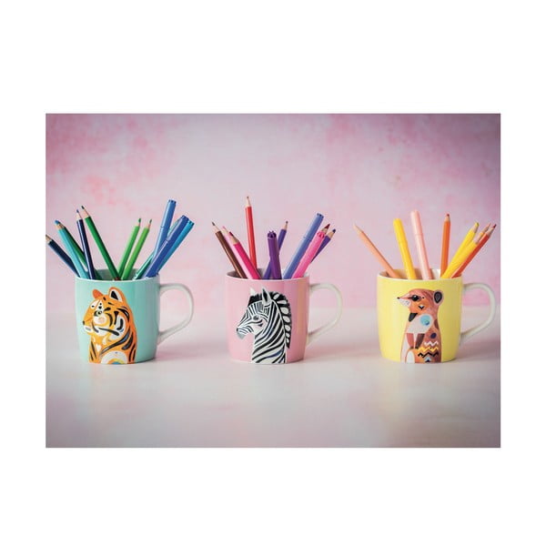 Tazza in porcellana blu Pete Cromer Tiger, 375 ml - Maxwell & Williams-image-2