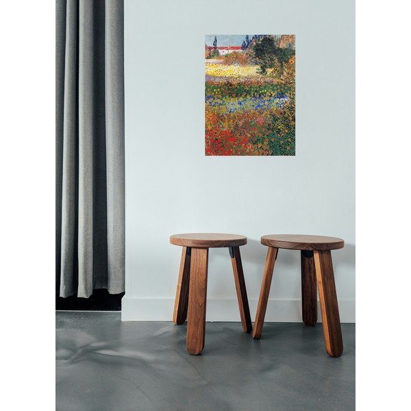 Riproduzione pittorica 45x60 cm Vincent van Gogh - Flower garden - Fedkolor-image-1