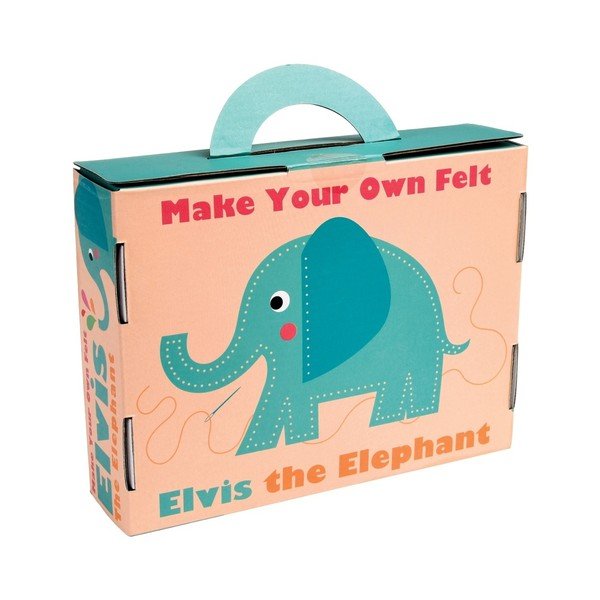 Set na ušití plyšové hračky Rex London Elvis The Elephant-image-3