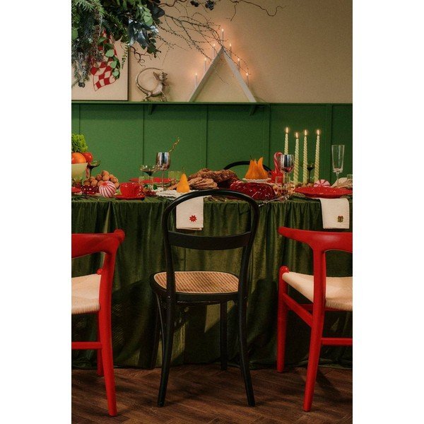 Sedie da pranzo in set nere in faggio massiccio 2 pz Rippats – Jotex-image-2