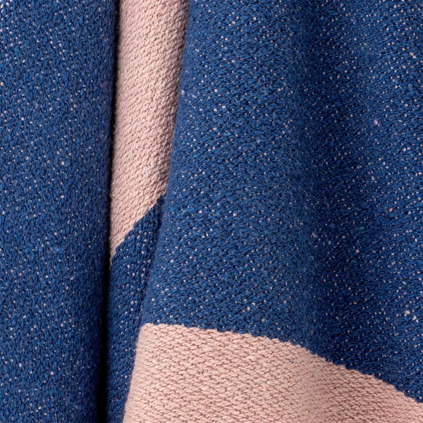 Coperta blu-rosa 130x160 cm Cadeo - Bloomingville-image-4