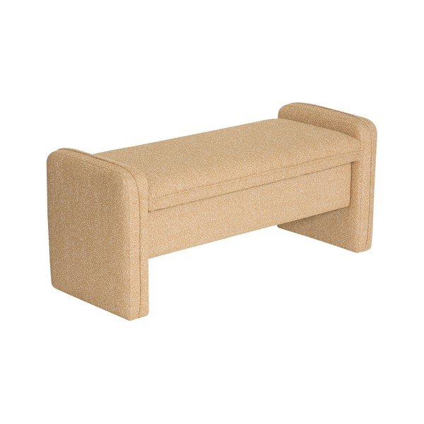 Panchina beige in imbottito Well – Hübsch-image-4
