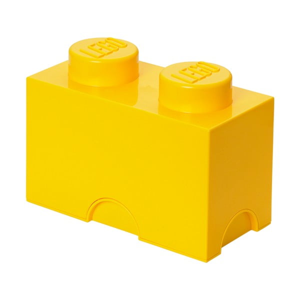 Scatola doppia gialla per l'immagazzinamento - LEGO®