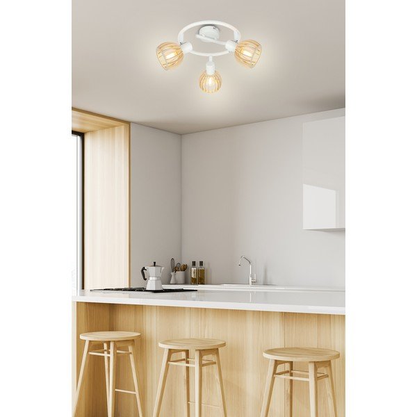 Lampada da soffitto in colore bianco-naturale ø 10 cm Atarri - Candellux Lighting-image-1