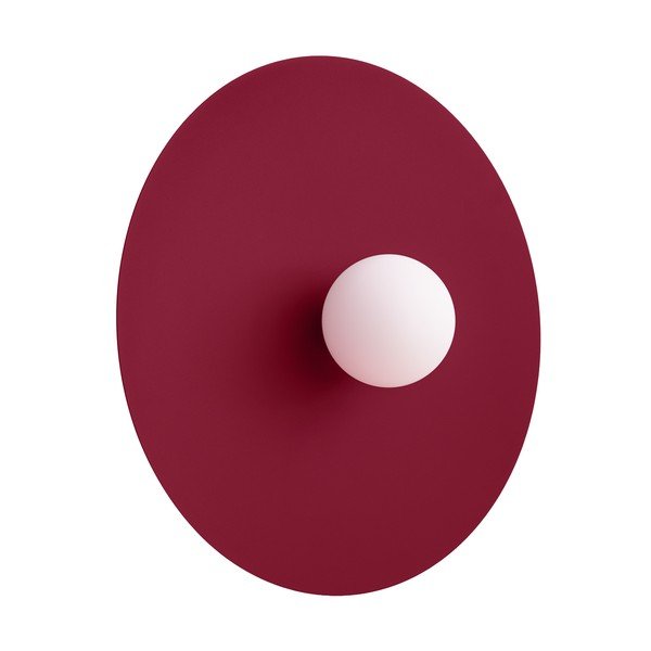 Lampada da parete burgundy in metallo ø 50 cm AKE – Thoro