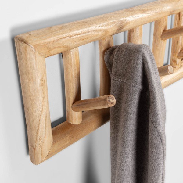 Appendiabiti da parete in legno di teak Athina - Kave Home-image-2