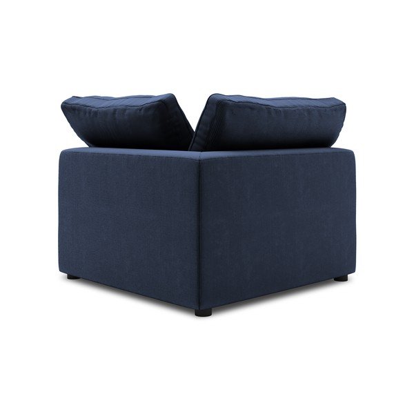 Parte angolare reversibile blu scuro del divano modulare in velluto a coste Galaxy - Windsor & Co Sofas-image-2