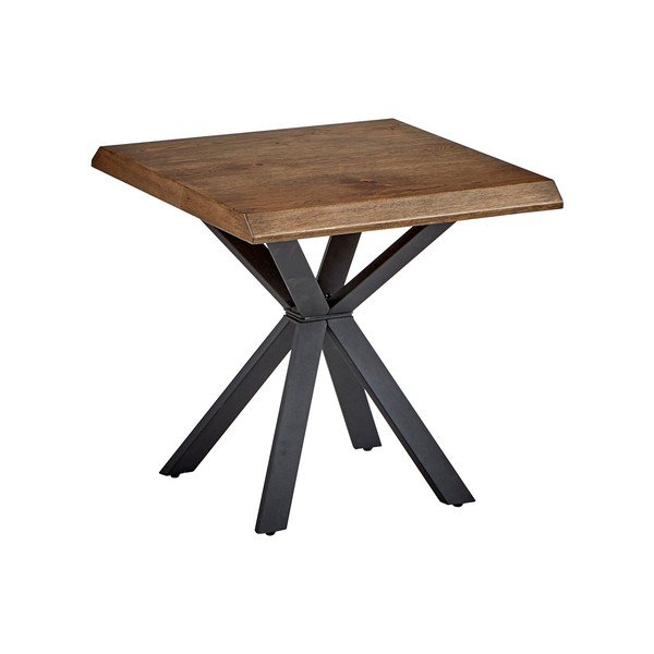 Tavolo pieghevole con piano in rovere 60x60 cm Arno - Unique Furniture