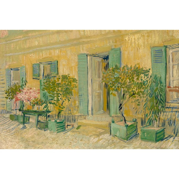 Dipinto - riproduzione 90x60 cm Exterior of a Restaurant in Asnières, Vincent van Gogh - Fedkolor
