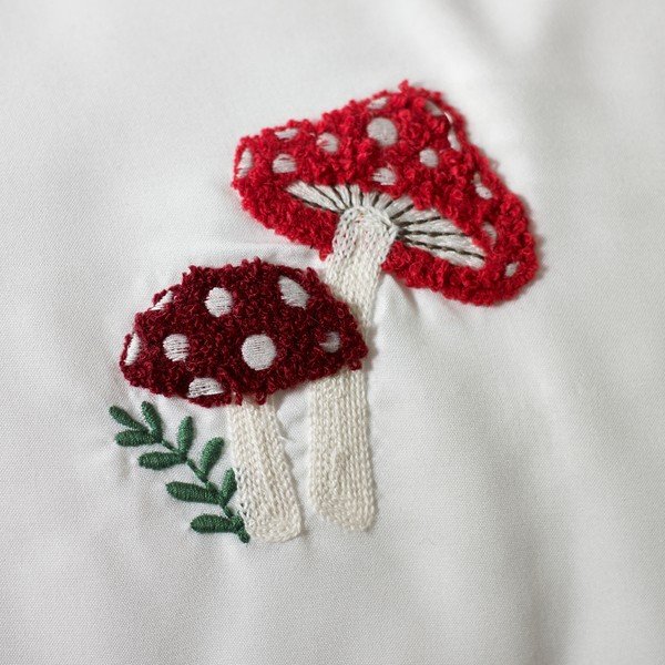 Set copripiumino e federa bianco per letto singolo 135x200 cm Woodland Crochet – Catherine Lansfield-image-2