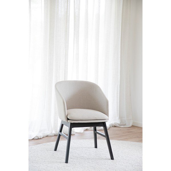 Set di sedie da pranzo beige in imbottito 2 pz Windham – Rowico-image-1