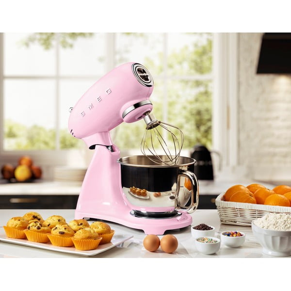 Robot da cucina rosa Retro Style - SMEG-image-4