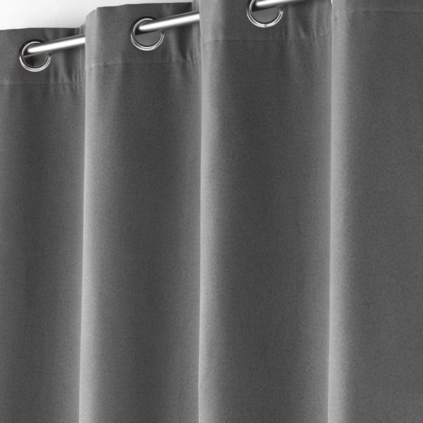 Tenda fonoassorbente antracite 140x260 cm Jupiter - douceur d'intérieur-image-1