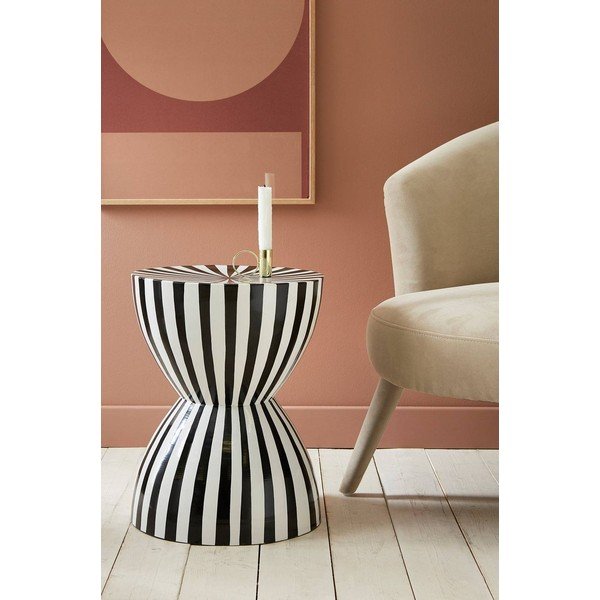 Tavolino rotondo in metallo ø 35 cm Pello – Ellos Home-image-1