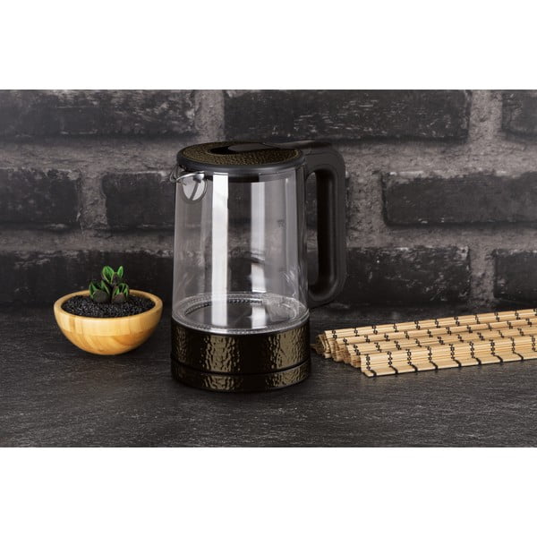 Bollitore nero 1,7 l Primal Gloss Collection - BerlingerHaus-image-1