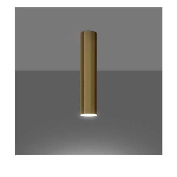 Faretto dorato in metallo ø 6 cm Castro – Sollux-image-2