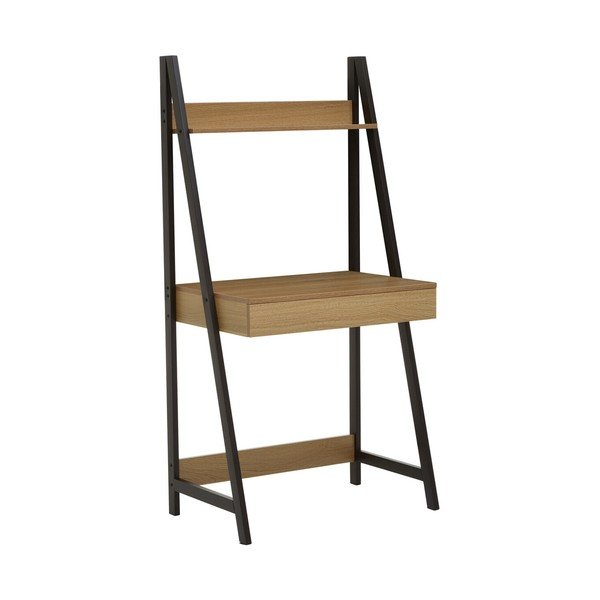 Scrivania con effetto rovere 48x74 cm Bradbury – Premier Housewares