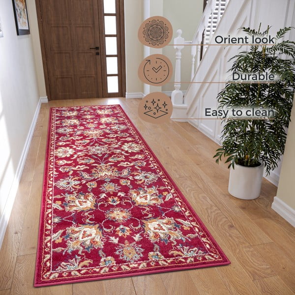 Tappeto rosso 80x240 cm Orient Caracci - Hanse Home-image-4