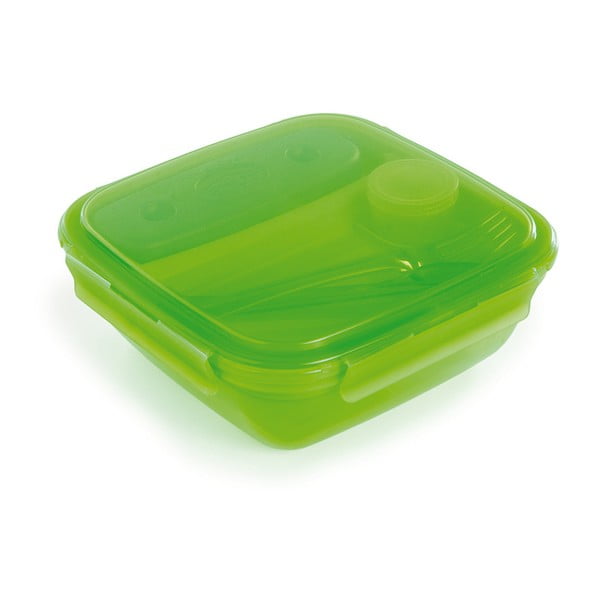 Cestino verde con posate e borsa termica Lunch, 1,5 l - Snips-image-2