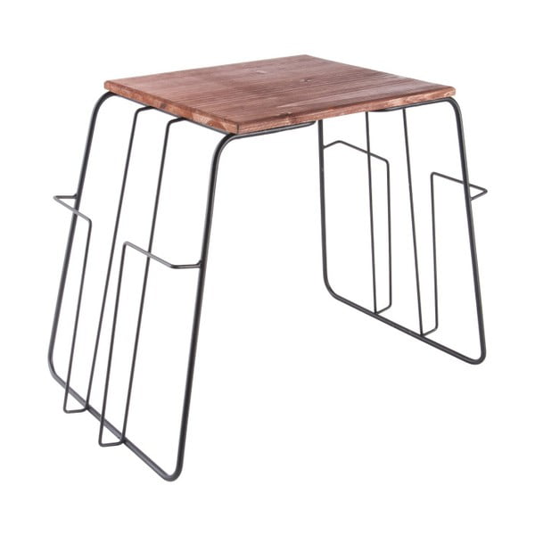 Tavolo porta riviste cablato - Leitmotiv-image-1