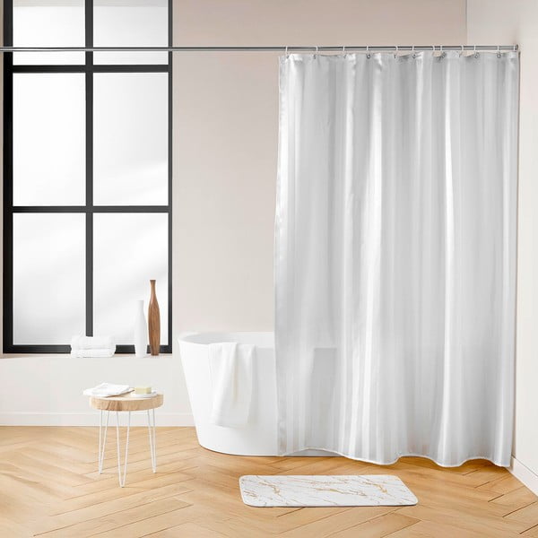 Tenda per doccia 180x200 cm Satina – douceur d'intérieur-image-1