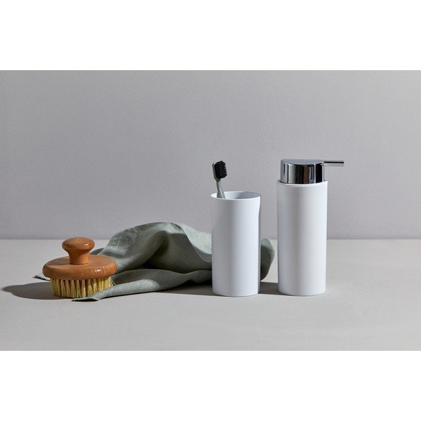 Set di accessori per il bagno bianco in plastica Calvo – Wenko-image-2