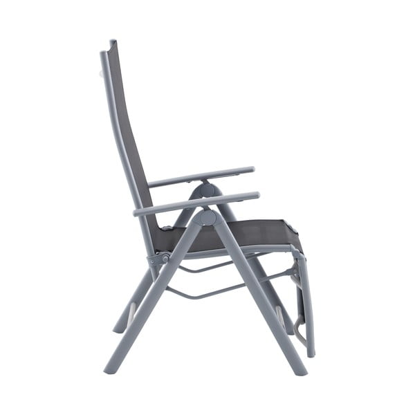 Sedia da esterno nera in metallo Ariola – Garden Pleasure-image-3