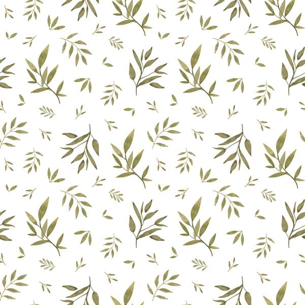 Carta da parati per bambini 10 m x 50 cm Foliage - Lilipinso