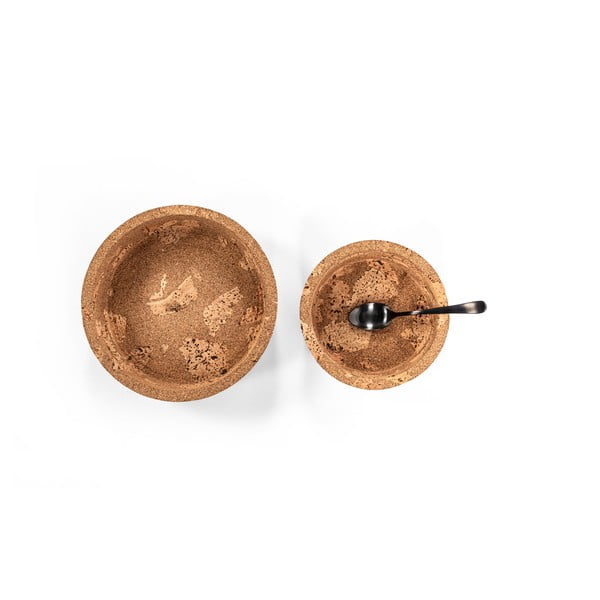 Ciotola in sughero di colore naturale 112,5 ml Querco - ZicZac-image-3