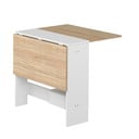 Tavolo da pranzo pieghevole con piano in rovere 76x28 cm Papillon - TemaHome