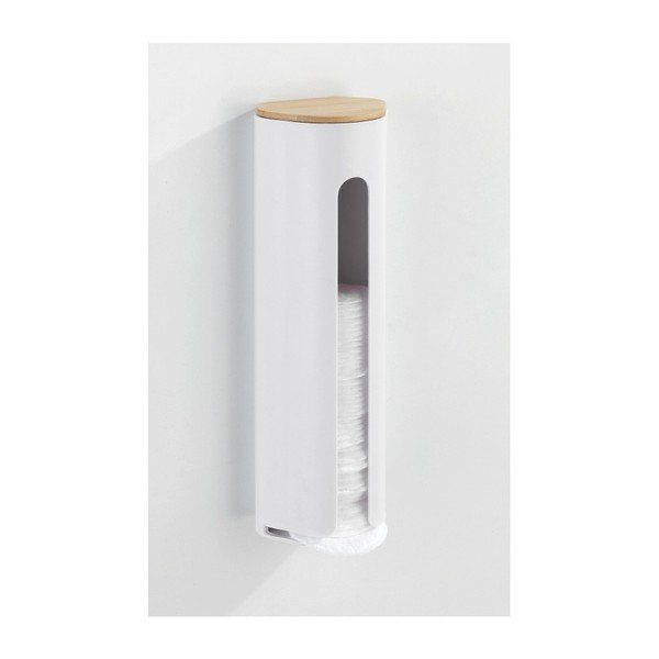 Vassoio bianco a parete per la pulizia dei tamponi Laresa - Wenko-image-2