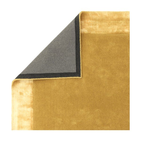 Tappeto giallo ocra tessuto a mano con lana 160x230 cm Ascot - Asiatic Carpets-image-3