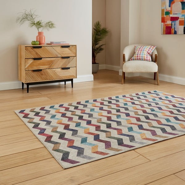Tappeto lavabile 152x230 cm Coral Multi – Think Rugs-image-2