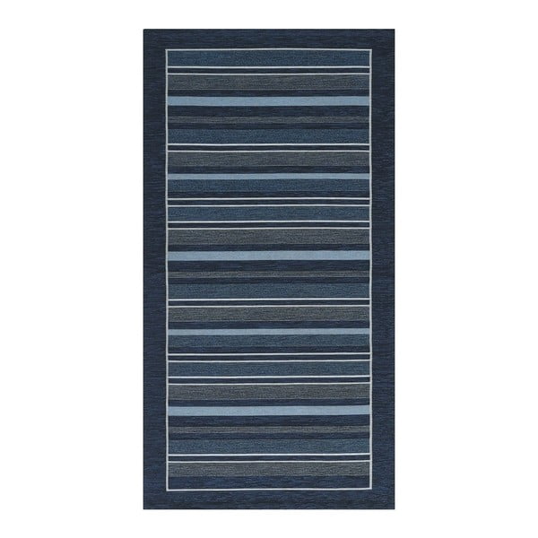 Runner blu scuro, 55 x 280 cm Velour - Floorita