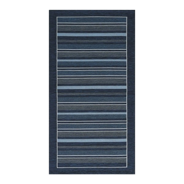 Runner blu scuro, 55 x 115 cm Velour - Floorita