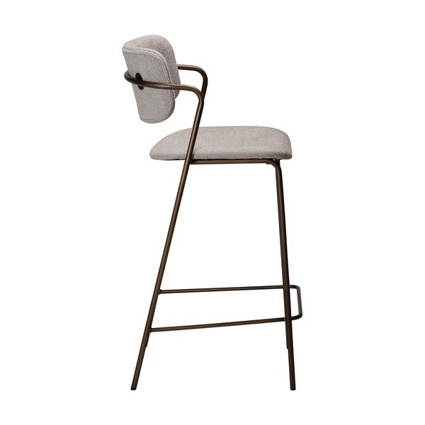 Sgabello da bar grigio (altezza della seduta 67,5 cm) Zed – DAN-FORM Denmark-image-3