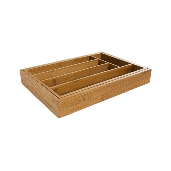 Organizzatore di posate in bambù , 25,5 x 35,5 cm Casilias - Bambum