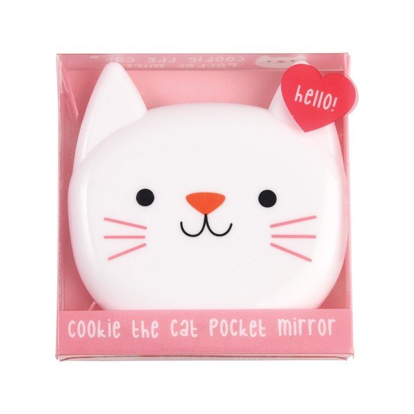 Specchio per make-up con ingrandimento 7,5x8 cm Cookie the Cat – Rex London-image-4