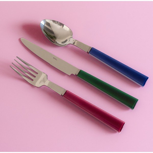 Posate blu in acciaio inox 16 pz per 4 persone Poppy – ONA-image-2