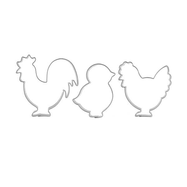 Set di stampi per biscotti a tema pasquale 3 pz – Orion