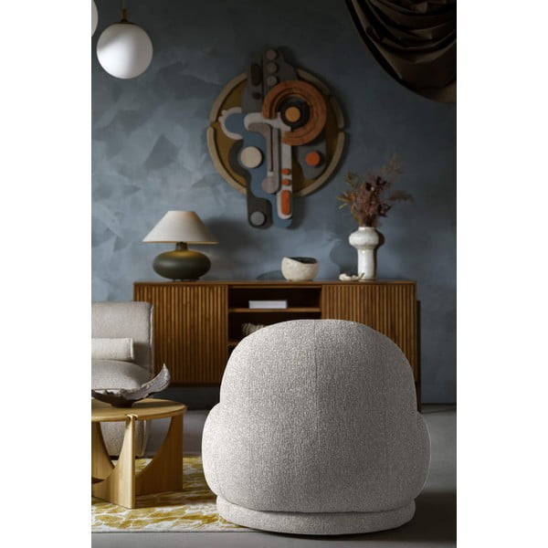 Poltrona grigio chiaro Ovo – Miuform-image-2